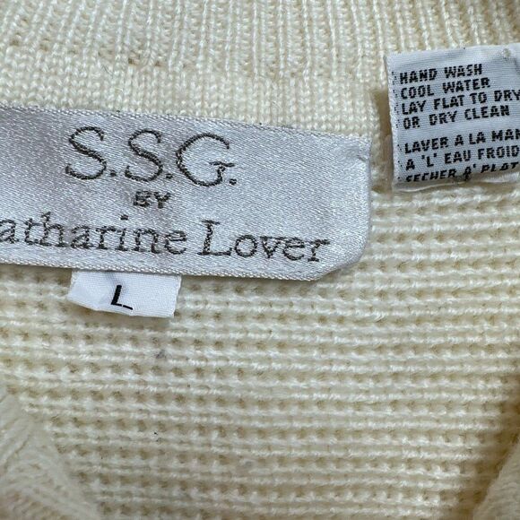 Vintage SSG Catherine Lover Wool Blend Sweater Sweater Women's L - Picture 12 of 12